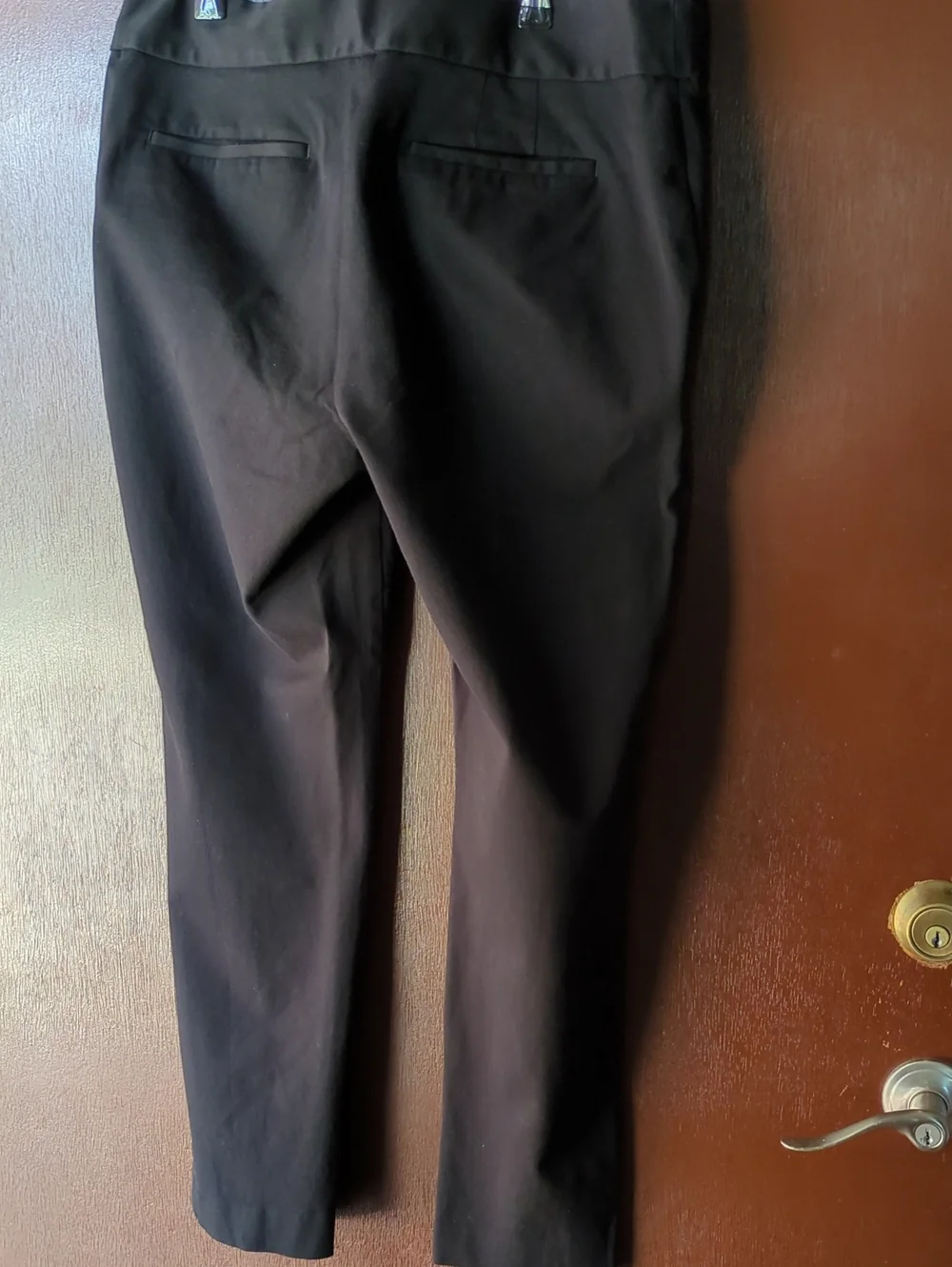 Ann Taylor Loft Classic Black Straight-Leg Dress Pants Size 8